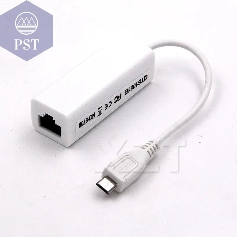Micro USB to lan card Connector For Tablet 2.0 5 Pin 10/100 Male RJ45 Female Ethernet LAN Network Card Adapter - PST PS Tradings
