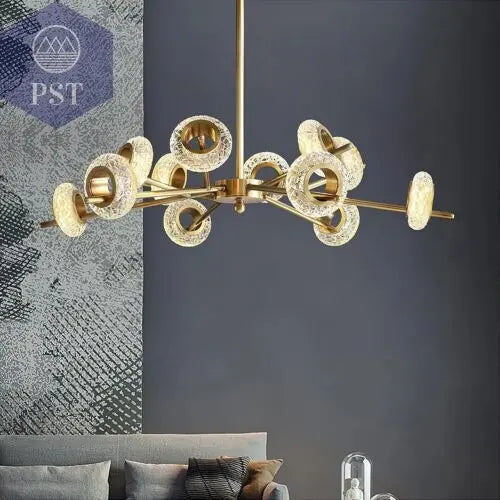 Modern 12-Light Modern Crystal Chandelier Elegant Lightning PST PS Tradings PST PS Tradings PST PS Tradings Modern 12-Light Modern Crystal Chandelier Elegant Lightning