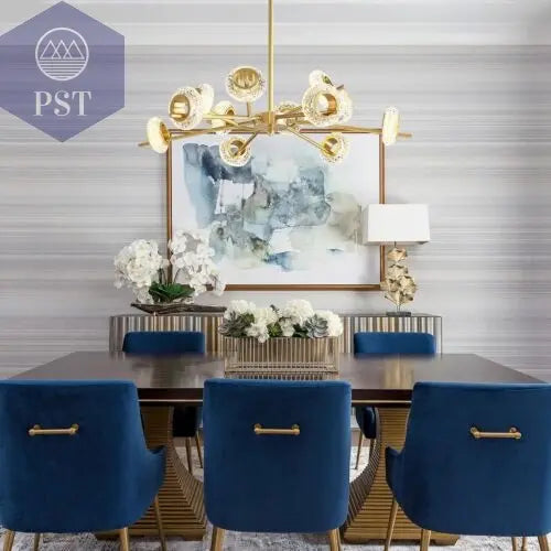 Modern 12-Light Modern Crystal Chandelier Elegant Lightning PST PS Tradings PST PS Tradings PST PS Tradings Modern 12-Light Modern Crystal Chandelier Elegant Lightning