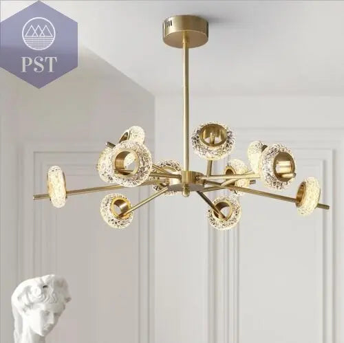 Modern 12-Light Modern Crystal Chandelier Elegant Lightning PST PS Tradings PST PS Tradings PST PS Tradings Modern 12-Light Modern Crystal Chandelier Elegant Lightning