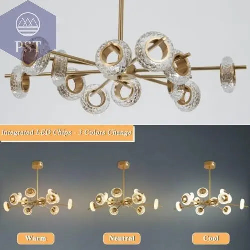 Modern 12-Light Modern Crystal Chandelier Elegant Lightning PST PS Tradings PST PS Tradings PST PS Tradings Modern 12-Light Modern Crystal Chandelier Elegant Lightning