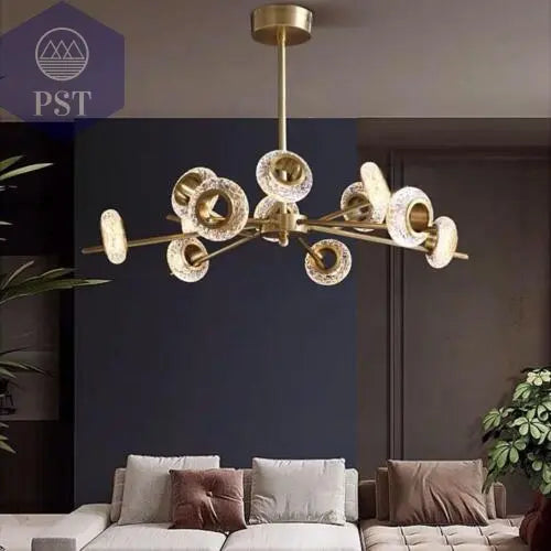 Modern 12-Light Modern Crystal Chandelier Elegant Lightning PST PS Tradings PST PS Tradings PST PS Tradings Modern 12-Light Modern Crystal Chandelier Elegant Lightning