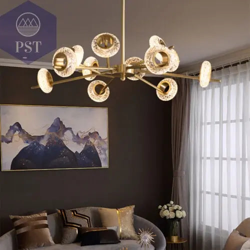 Modern 12-Light Modern Crystal Chandelier Elegant Lightning PST PS Tradings PST PS Tradings PST PS Tradings Modern 12-Light Modern Crystal Chandelier Elegant Lightning