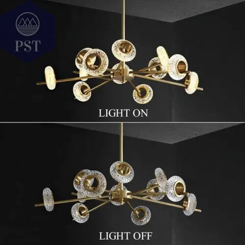 Modern 12-Light Modern Crystal Chandelier Elegant Lightning PST PS Tradings PST PS Tradings PST PS Tradings Modern 12-Light Modern Crystal Chandelier Elegant Lightning