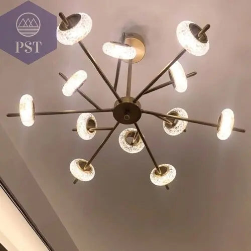 Modern 12-Light Modern Crystal Chandelier Elegant Lightning PST PS Tradings PST PS Tradings PST PS Tradings Modern 12-Light Modern Crystal Chandelier Elegant Lightning