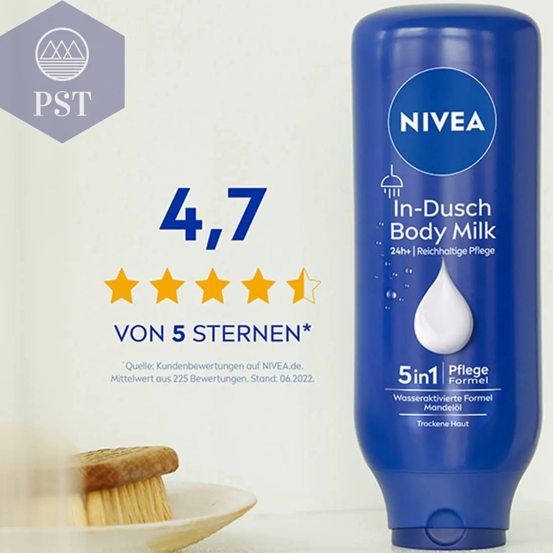 NIVEA In-Dusch Body Milk 400ml Creme 5In1 Body Lotion Feuchtigkeit PST PS Tradings PST PS Tradings PST PS Tradings