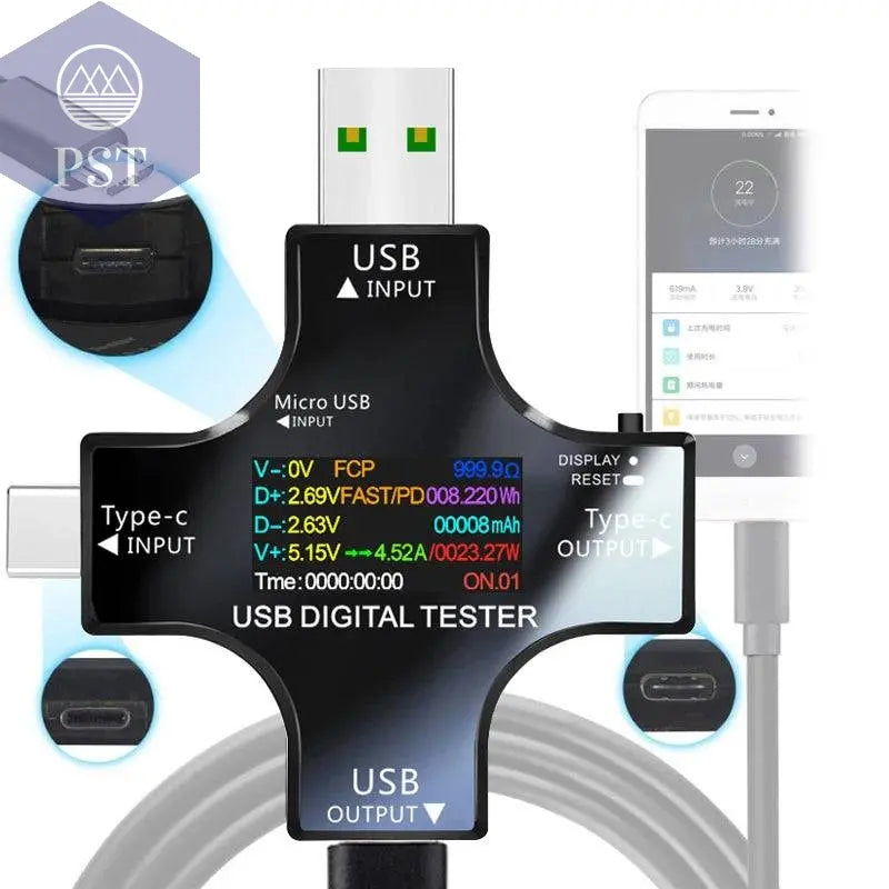 Power Bank USB-C Charger USB Output Display Interface PST PS Tradings PST PS Tradings PST PS Tradings Power Bank USB-C Charger USB Output Display Interface