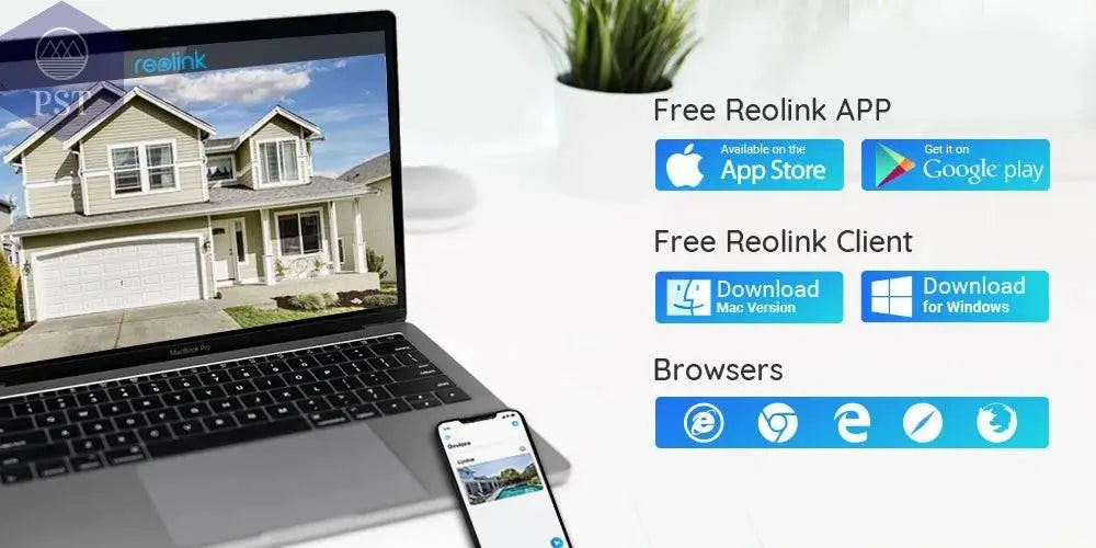 Reolink Smart Security Camera 5MP Outdoor Infrared Night Vision Cam with Human/Car/Pet Detection POE IP Camera - Property & Safety Tradings