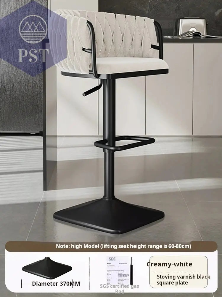 Samt Bar Stuhl Home Küche Hoch hocker Cafe Lift Drehstuhl Luxus Theken hocker moderner Bar stuhl mit Rückenlehnen möbeln PST PS Tradings