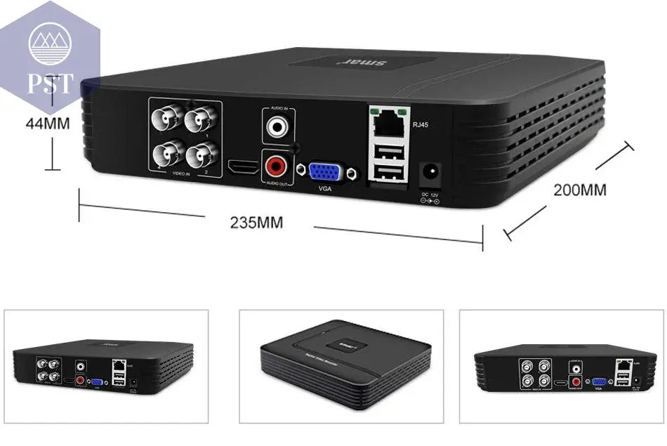 Smar 5MP Security Camera System Witth 18M Wired Cable Video Surveillance Kit Indoor Outdoor Waterproof CCTV Camera 5 in 1 DVR PST PS Tradings PST PS Tradings PST PS Tradings