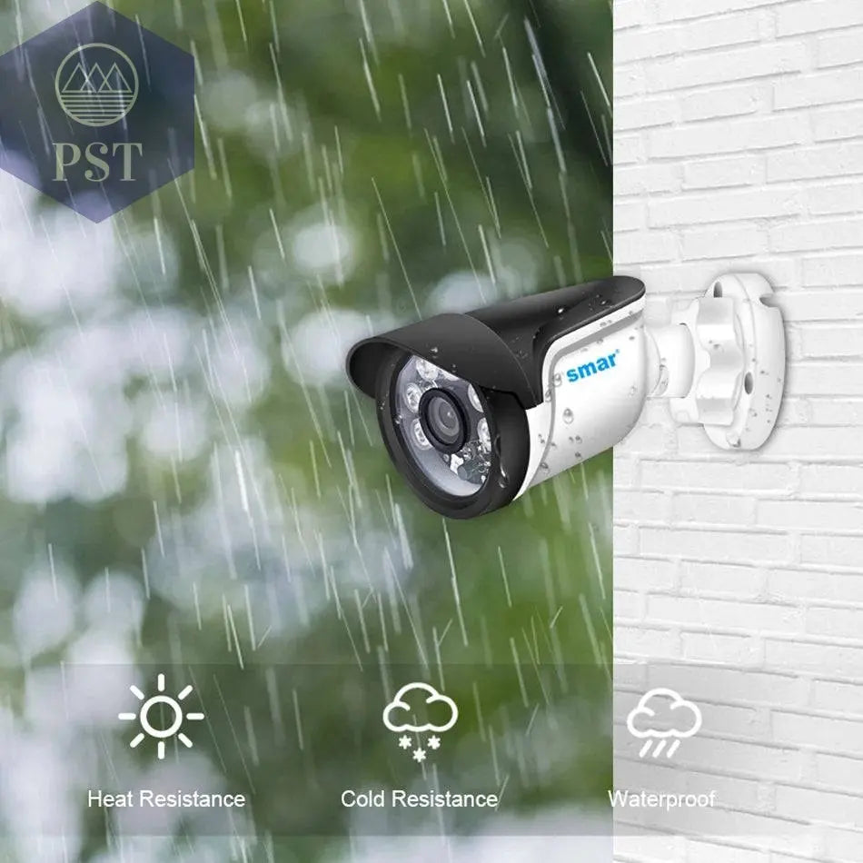 Smar 5MP Security Camera System Witth 18M Wired Cable Video Surveillance Kit Indoor Outdoor Waterproof CCTV Camera 5 in 1 DVR PST PS Tradings PST PS Tradings PST PS Tradings