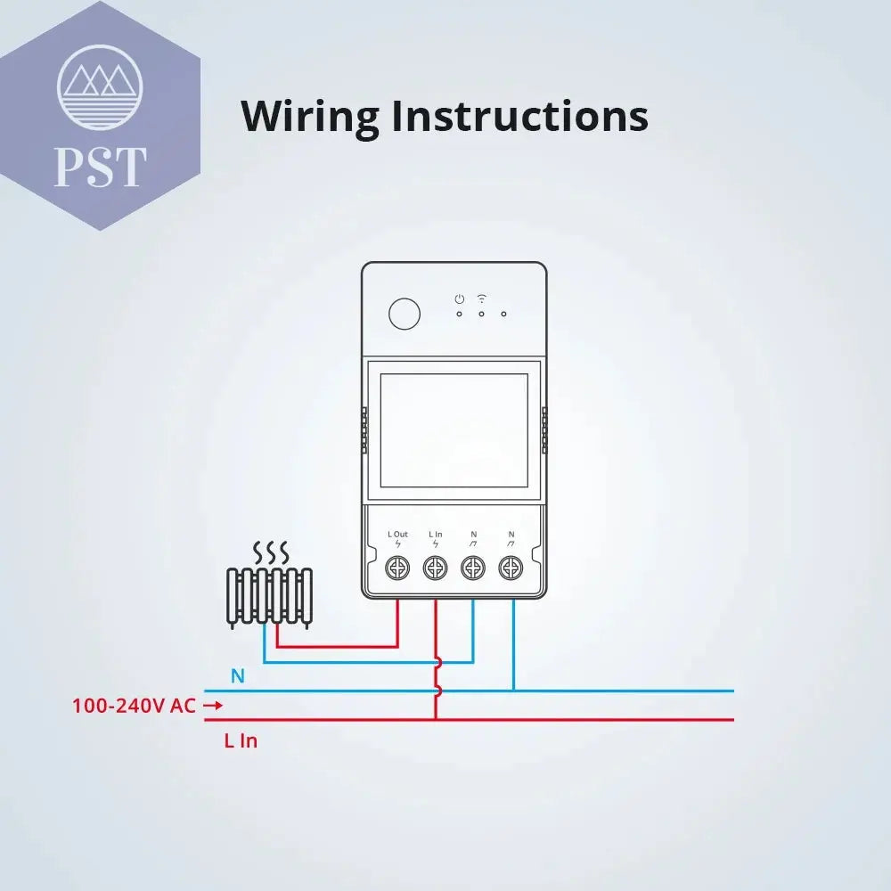 Sonoff Pow R3 16A /20A Wifi Smart Switch Höhere Genauigkeit Stromverbrauch Messen Monitor Strom Energie Verwendung Funktioniert mit Alexa PST PS Tradings