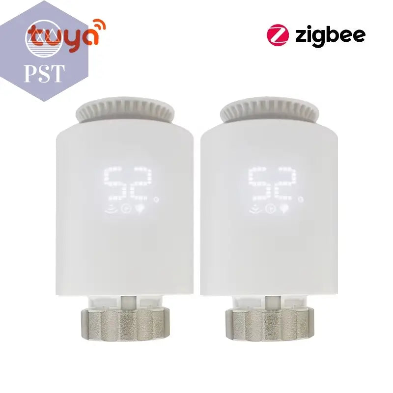 Tuya Smart Zigbee 3,0 TRV Heizkörper Stellventil Thermostatventil Temperatur Controller Unterstützung Alexa Google Hause PST PS Tradings Me167 2PcsTuya Smart Zigbee 3,0 TRV Heizkörper Stellventil Thermostatventil Temperatur Controller Unterstützung Alexa Google Hause
