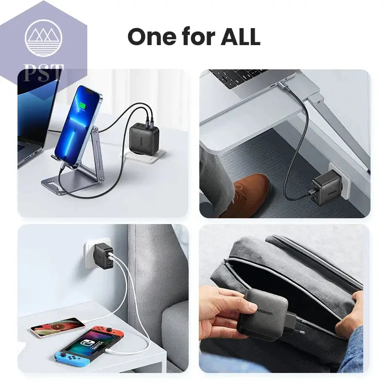 UGREEN 65W Gan Charger Quick Charge 4.0 3.0 Type C PD USB Charger with QC 4.0 3.0 Fast Charger for Iphone 14 13 12 Xiaomi Laptop PST PS Tradings PST PS Tradings PST PS Tradings UGREEN 65W Gan Charger Quick Charge 4.0 3.0 Type C PD USB Charger with QC 4.0 3.0 Fast Charger for Iphone 14 13 12 Xiaomi Laptop