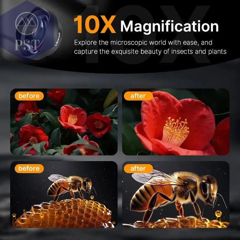 Ulanzi 17mm 10X Macro Lens Universal For iPhone 13 14 15 16 Mini Pro Max Samsung S20 S21 S22 S23 Ultra Huawei XiaoMi Phone Lens - PST PS Tradings PST PS Tradings