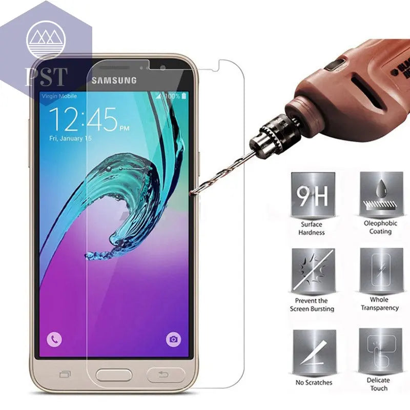 Ultra-thin 0.26 mm Tempered Glass Film for Samsung Galaxy J3 PST PS Tradings