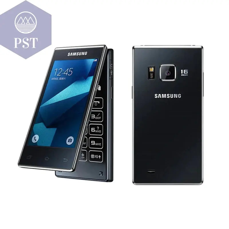 Unlocked Samsung G9198 Hexa Core 3.9Inch 2GB RAM 16GB ROM LTE 4G 16MP Cam 1080P Android Flip Cellphone Add-16Gb-Card-Dark-Blue PST PS Tradings
