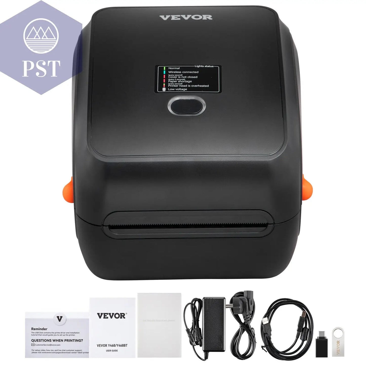 VEVOR Bluetooth/Usb Thermo Etikettendruck PST PS Tradings VEVOR Bluetooth/Usb Thermo Etikettendruck