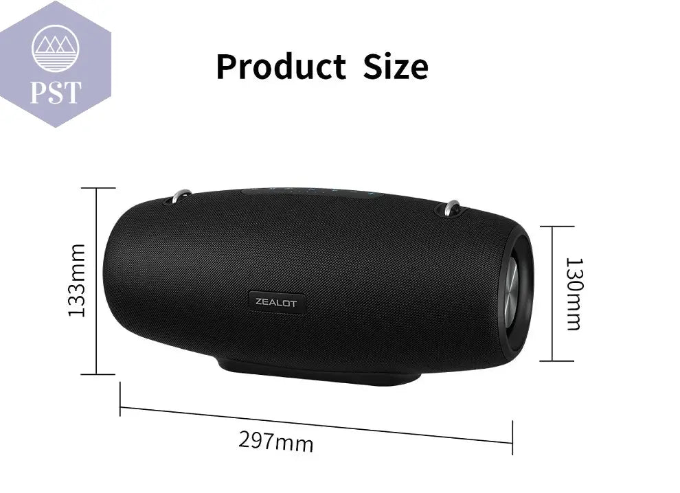 ZEALOT S67 60W Bluetooth Lautsprecher mit Bass PST PS Tradings Bluetooth PST PS Tradings PST PS Tradings ZEALOT S67 60W Bluetooth Lautsprecher mit Bass Bluetooth