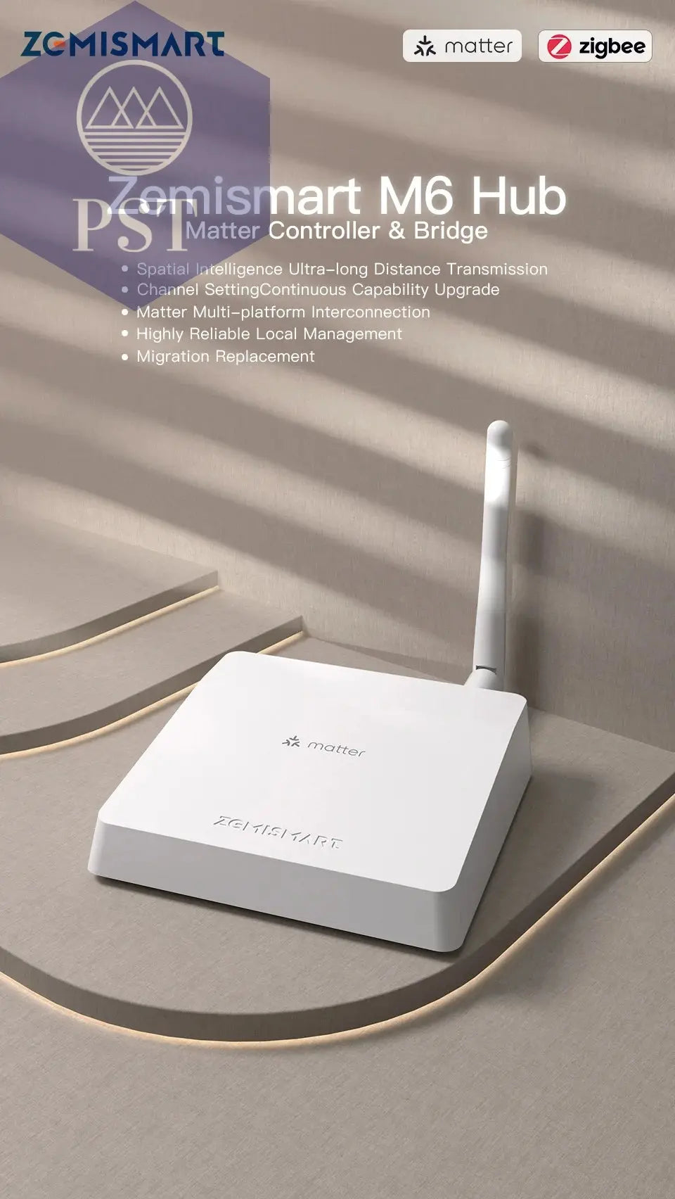 Zemismart Matter Zigbee HUB Smart Home Controller PST PS Tradings Smart Hub Smart Hub