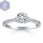 14k White Gold Diamond Accent Engagement Ring PST PS Tradings Ringe PST PS Tradings 5.5inches PST PS Tradings 14k White Gold Diamond Accent Engagement Ring Ringe