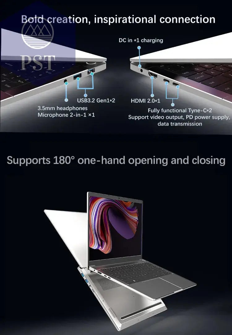 16 Zoll Laptop Ryzen 9 64GB 2TB PST PS Tradings Laptop Laptop