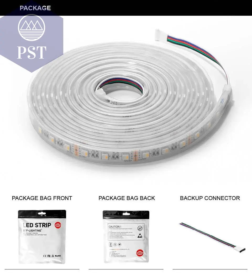 5m 5050 RGBW Led Lights 4pin RGB Led Strip 5pin 4in1 RGBWW RGBCW Led Strip Light 6pin 5in1 RGBCCT Light Strip 12V 24V Waterproof       PST PS Tradings