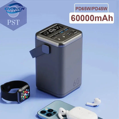 60000mAh Powerbank mit 65W Schnellladung PST PS Tradings  PST PS Tradings  PST PS Tradings