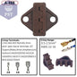 6mm  Crimp Dies Parts Jaws for 7.5Inch Crimp Pliersspacing  Terminals Crimper 02C 58B 2546B 2549 06WF 16WF       PST PS Tradings