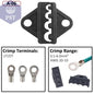 6mm  Crimp Dies Parts Jaws for 7.5Inch Crimp Pliersspacing  Terminals Crimper 02C 58B 2546B 2549 06WF 16WF       PST PS Tradings