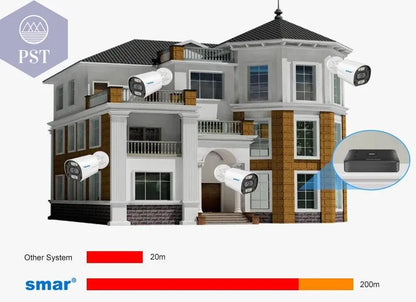 8MP Security Camera System 4K POE NVR Video Surveillance Kit  5MP 4MP Audio Ai Face Detect Color Night Vision IP CCTV Camera Set - Property & Safety Tradings