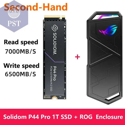 ASUS ROG STRIX ARION M.2 NVMe Gehäuse PST PS Tradings  Used 1T Solidom ASUS ROG STRIX ARION M.2 NVMe Gehäuse