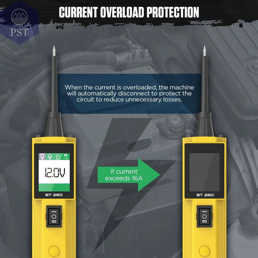 AUTOOL BT260 Car Electrical Circuit Tester Power Probe Automotive Scanner Auto LED Display Voltage Digital Diagnostic Tool pb100 - PST PS Tradings