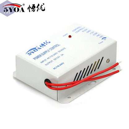 Access Control Power Supplier Transformer DC 12V 3A Door system Switch AC 110~240V Delay time max 15s High Quality Control - PST PS Tradings