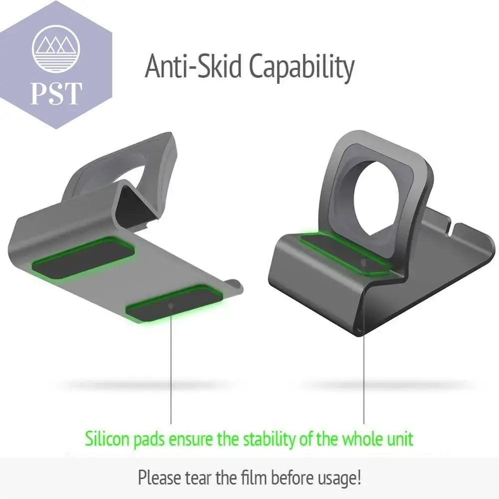 Alu-Ladehalterung Smart-Watch / Ständer mit Ladefunktion / Lade-Dock / Ladestation/ Docking-Station - Smart_Watch Charging Holder Mod.1-10+Ultra_1+2 - PST PS Tradings Cellphones & Telecommunications - Cellphones PST PS Tradings