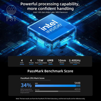 B4 Mini PC Windows 11 PC Intel N95 16GB DDR4 512GB SSD 4 Cores 4K 60HZ Linux Intel UHD Graphics HDMI M.2 SATA 2280 USB PST PS Tradings Computers PST PS Tradings  PST PS Tradings B4 Mini PC Windows 11 PC Intel N95 16GB DDR4 512GB SSD 4 Cores 4K 60HZ Linux Intel UHD Graphics HDMI M.2 SATA 2280 USB Computers