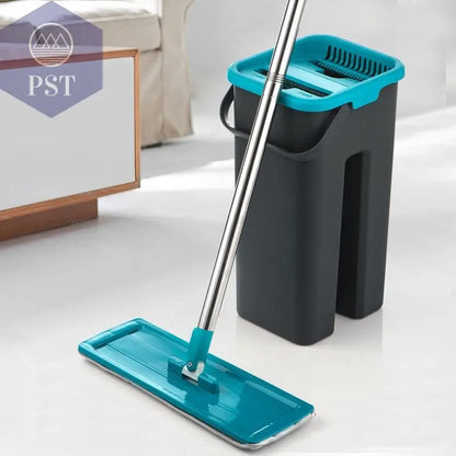 Cleaning Flat Squeeze Mop and Bucket       PST PS Tradings