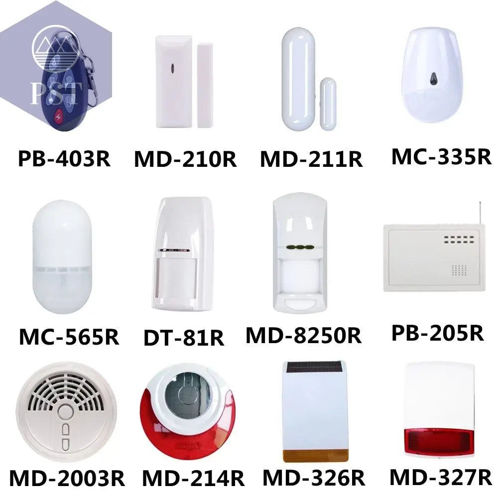 Focus 433Mhz or 868Mhz PB-403R Remote Control Arm Disarm Home Arm SOS 6 Key Function Wireless Alarm Remote Keyfob - PST PS Tradings