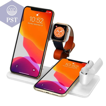 Foldable Fast Wireless Charger Stand For Phone and Watch       PST PS Tradings