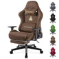Gaming Stuhl Atmungsaktive Faux Wildleder Büro Stuhl Mit Fußstütze Stuhl Kopfstütze Ergonomischer Spiele Computer Stuhl Office Chair PS Tradings