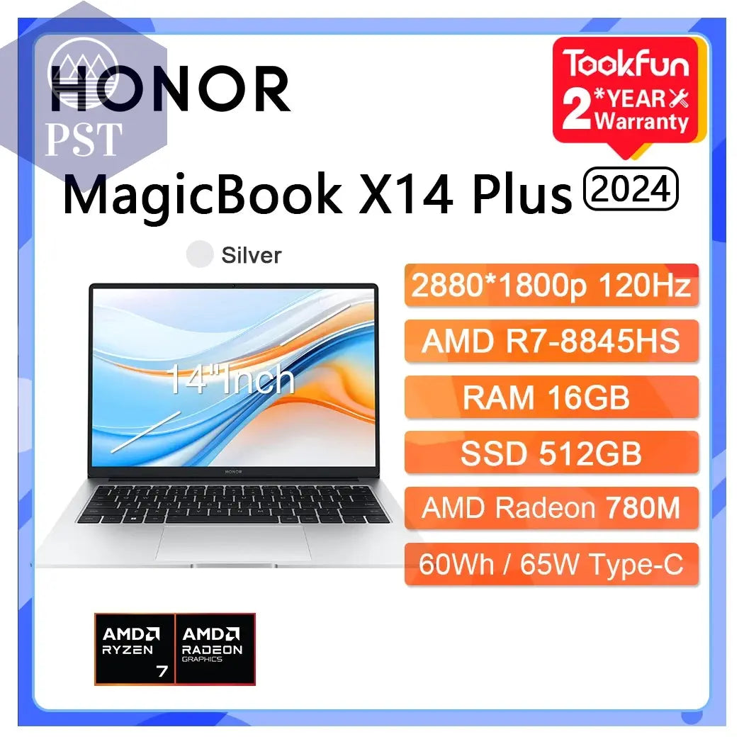HONOR MagicBook X14 Plus Laptop 14Zoll FHD QHD 2.8K Notebook PST PS Tradings Laptop PST PS Tradings 2.8K120Hz-16GB-512GB-EU-CHINA PST PS Tradings