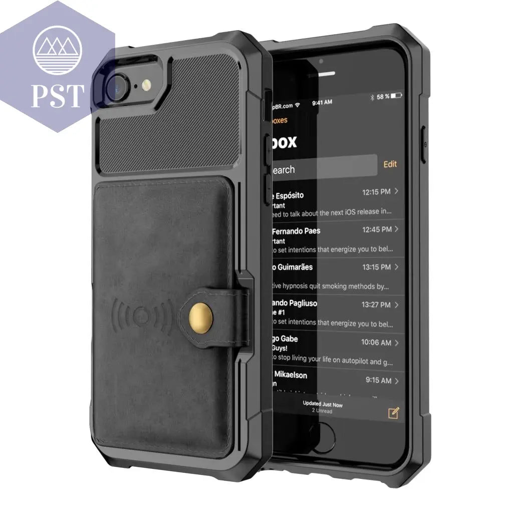 Hard Protective Wallet Case for iPhone       PST PS Tradings