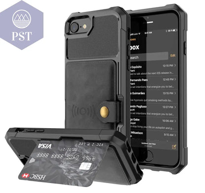 Hard Protective Wallet Case for iPhone       PST PS Tradings