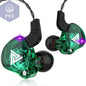 InEar Sportkopfhörer mit Mikrofon & Extra Bass PST PS Tradings  Green with mic InEar Sportkopfhörer mit Mikrofon & Extra Bass