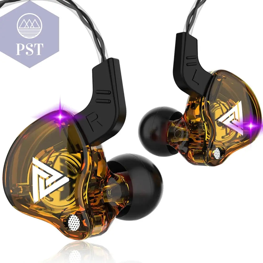 InEar Sportkopfhörer mit Mikrofon & Extra Bass PST PS Tradings  Yellow with mic InEar Sportkopfhörer mit Mikrofon & Extra Bass