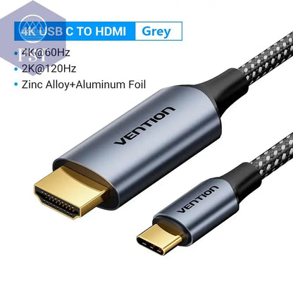 Intervention USB C Zu HDMI Kabel 8K Typ C HDMI Thunderbolt 3 Adapter Für Macbook Samsung Galaxy S10/S9 Huawei Ehre Typ C Zu HDMI PST PS Tradings  PST PS Tradings New-4K60Hz-Grey-2M PST PS Tradings