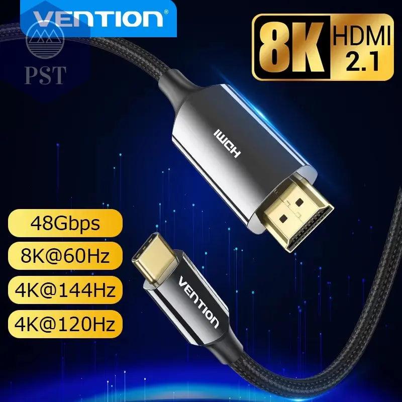 Intervention USB C Zu HDMI Kabel 8K Typ C HDMI Thunderbolt 3 Adapter Für Macbook Samsung Galaxy S10/S9 Huawei Ehre Typ C Zu HDMI PST PS Tradings  PST PS Tradings  PST PS Tradings