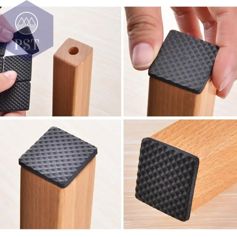 KAK 1-24PCS Self Adhesive Möbel Bein Füße Teppich Filz Pads Anti Slip Matte Stoßstange Dämpfer Für Stuhl tabelle Protector Hardware  Möbel     PST PS Tradings