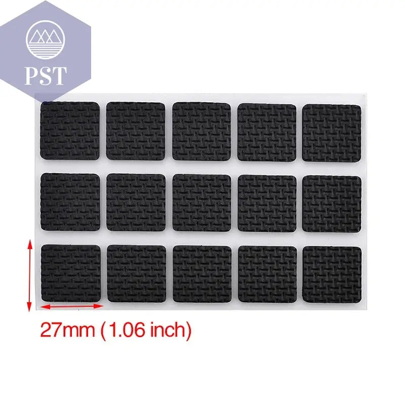 KAK 1-24PCS Self Adhesive Möbel Bein Füße Teppich Filz Pads Anti Slip Matte Stoßstange Dämpfer Für Stuhl tabelle Protector Hardware  Möbel     PST PS Tradings