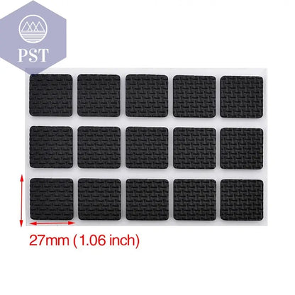 KAK 1-24PCS Self Adhesive Möbel Bein Füße Teppich Filz Pads Anti Slip Matte Stoßstange Dämpfer Für Stuhl tabelle Protector Hardware  Möbel     PST PS Tradings